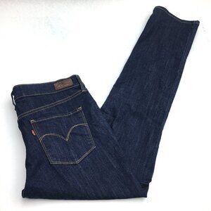 Levi's Women's Jeans Demi Curve Classic Slim Straight Leg Dark Wash size 12